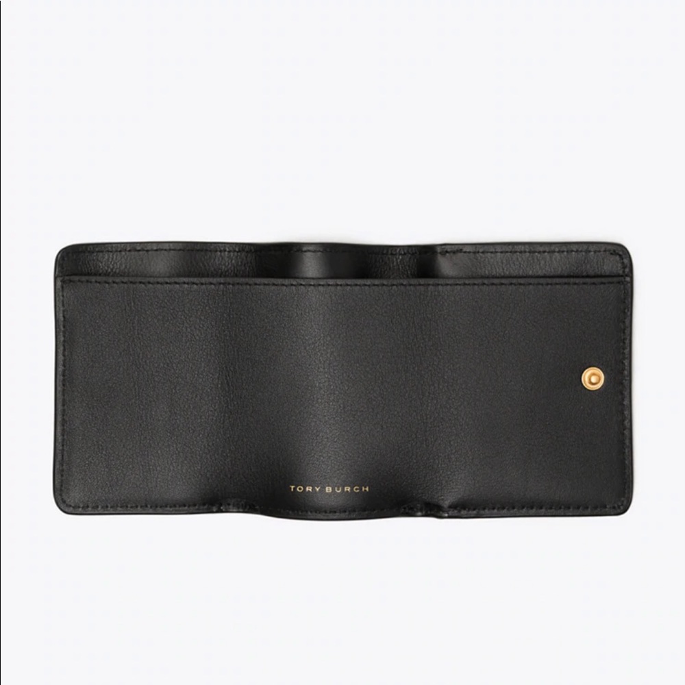 NWT TORY BURCH Authentic Kira Leather Tri-Fold Mini Wallet - Picture 3 of 14